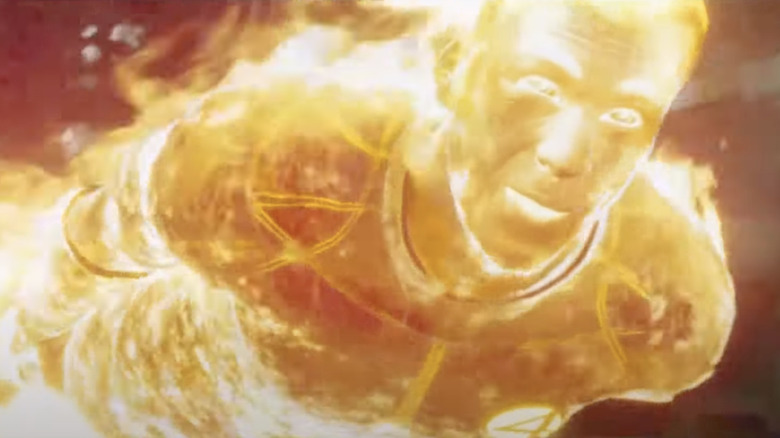 Chris Evan Human Torch Flame On