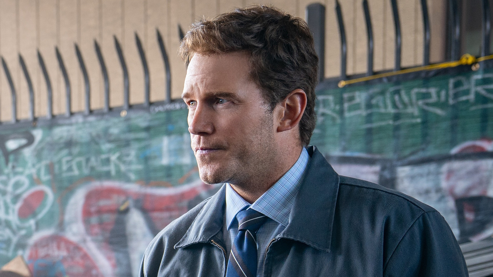 Chris Pratt Had An Odd Request For His Sci-Fi Movie Mercy image