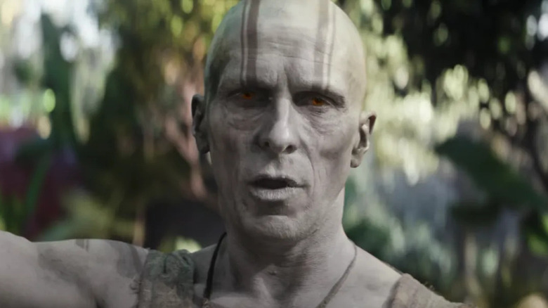 Christian Bale in Thor: Love and Thunder