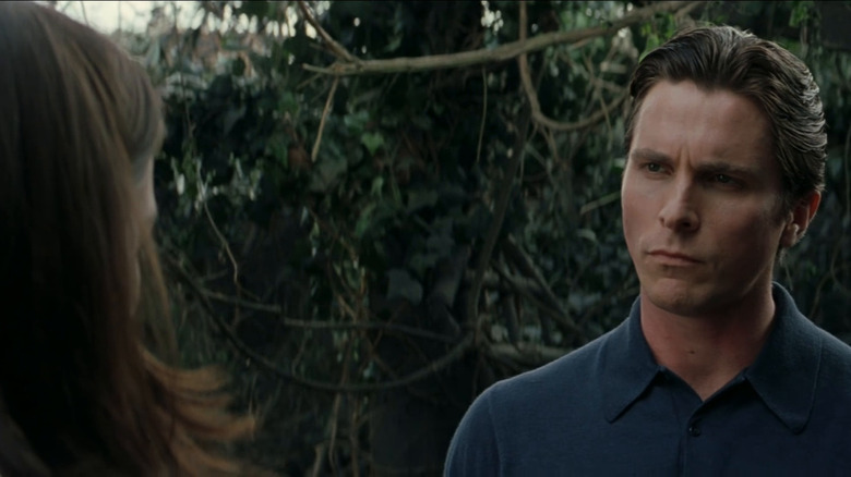 Batman Begins bale pensive