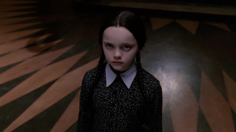 Wednesday looking glum in The Addams Family