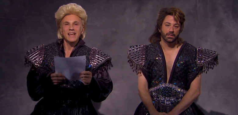 Christoph Waltz and Jimmy Kimmel audition for Siegfried and Roy