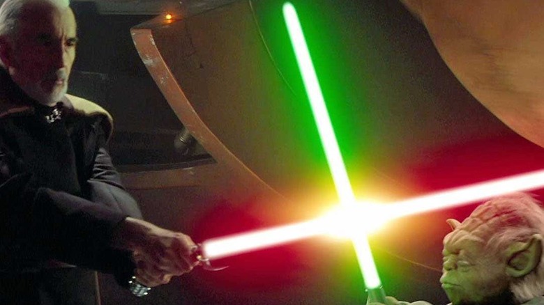 Christopher Lee Yoda Star Wars Episode II Attack of the Clones
