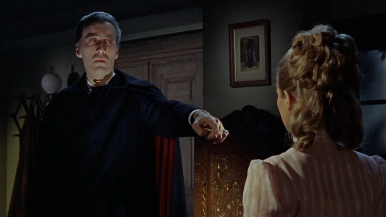 Christopher Lee as Dracula in Dracula Prince of Darkness