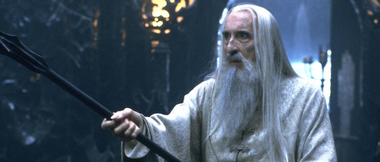 Christopher Lee in Lord of the Rings