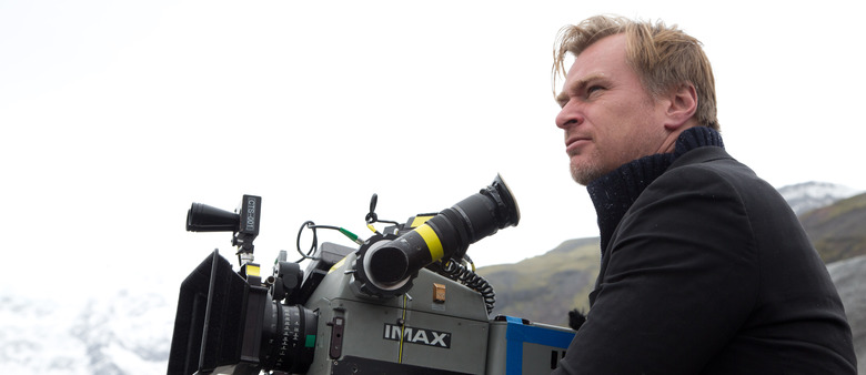 Christopher Nolan directing Interstellar