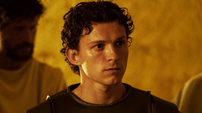 Telemachus looking confused in The Odyssey