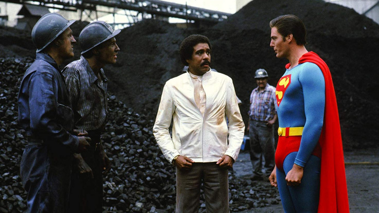 Richard Pryor and Christopher Reeve in Superman III