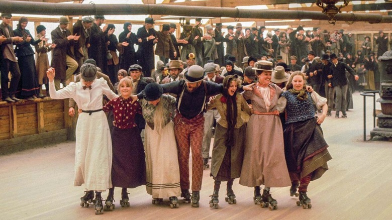 The rollerskating crew in Heaven's Gate