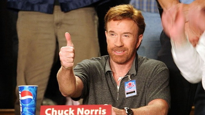 Chuck Norris makes a cameo in Dodgeball