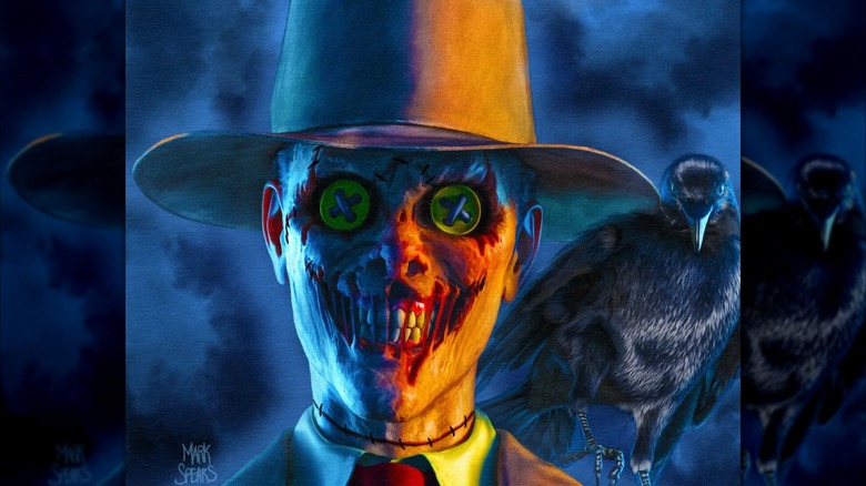 Absolute Batman cover featuring Scarecrow, drawn by Mark Spears