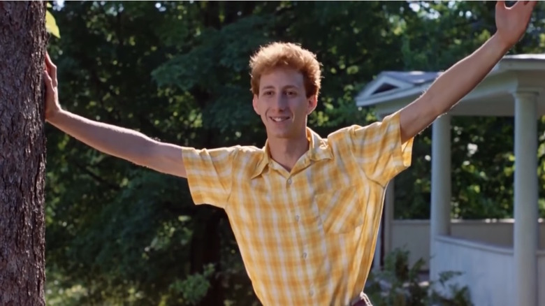 Stuart Charno yellow shirt