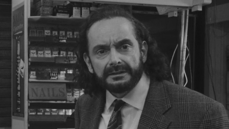 Scott Schiaffo as the Chewlies Rep, standing at the counter in Clerks III