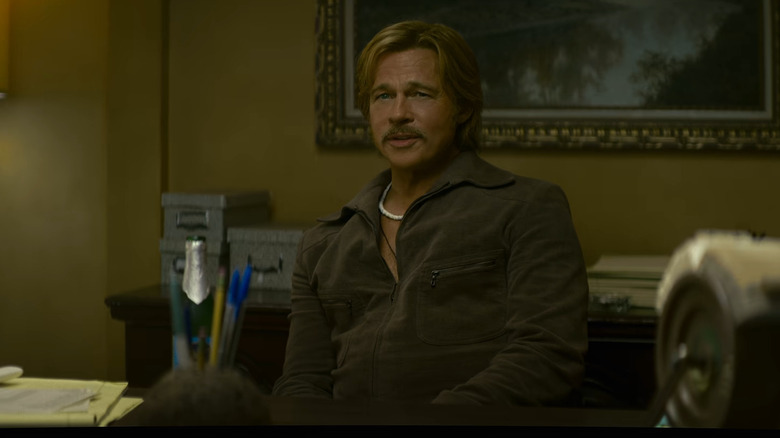 Cliff Booth looking swanky in The Further Mis-Adventures of Cliff Booth