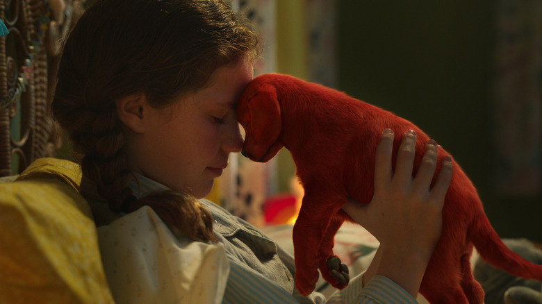 Darby Camp with Clifford the Big Red Dog