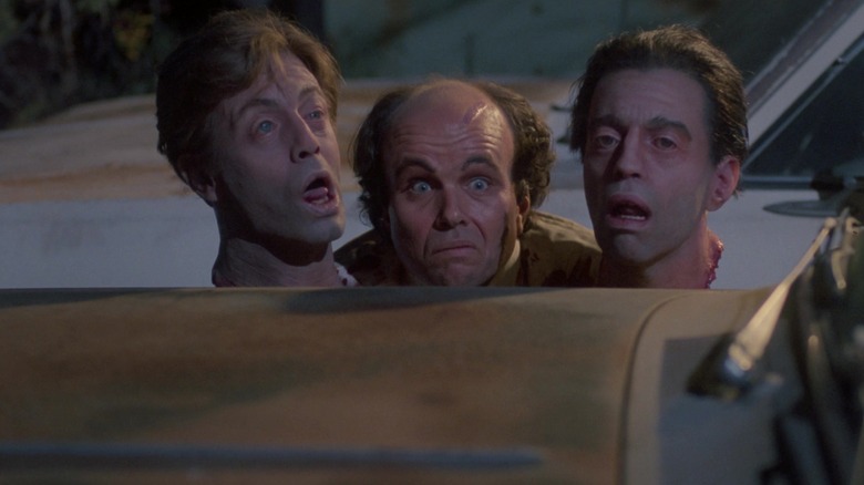 Gregory with two severed heads in Ice Cream Man