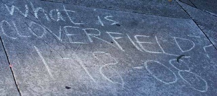 Cloverfield San Francisco chalk