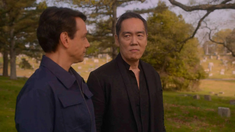 Ralph Macchio and Yuji Okumoto in Cobra Kai Season 4