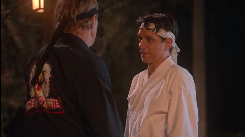 William Zabka and Ralph Macchio in Cobra Kai Season 4