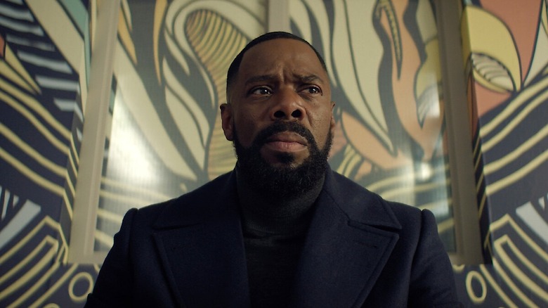 Colman Domingo as Muncie Daniels in a blue jacket in The Madness