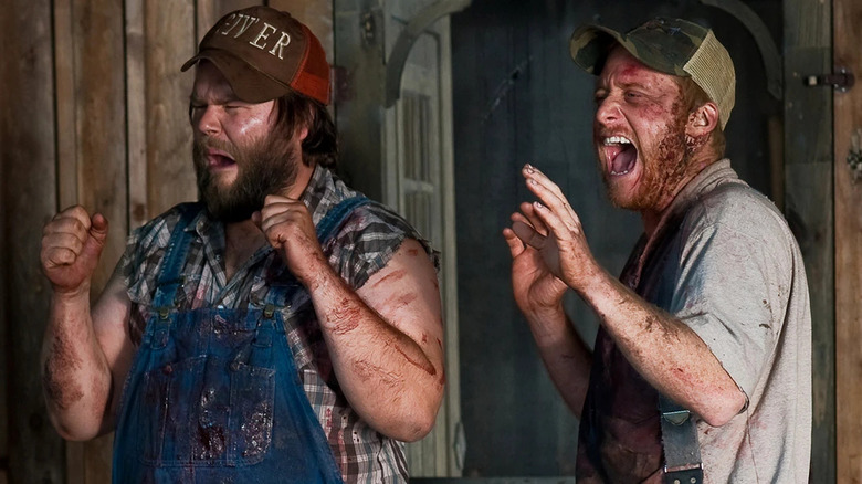 Tyler Labine and Alan Tudyk in Tucker & Dale vs. Evil