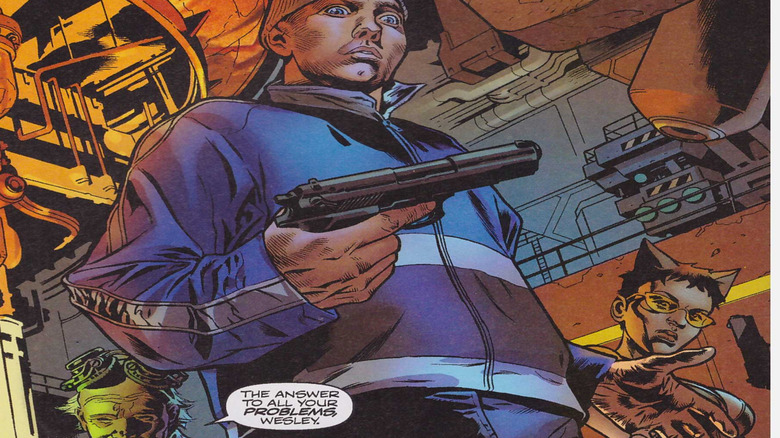 Wesley receives first gun