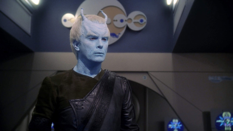 General Shran on a starship in Star Trek: Enterprise