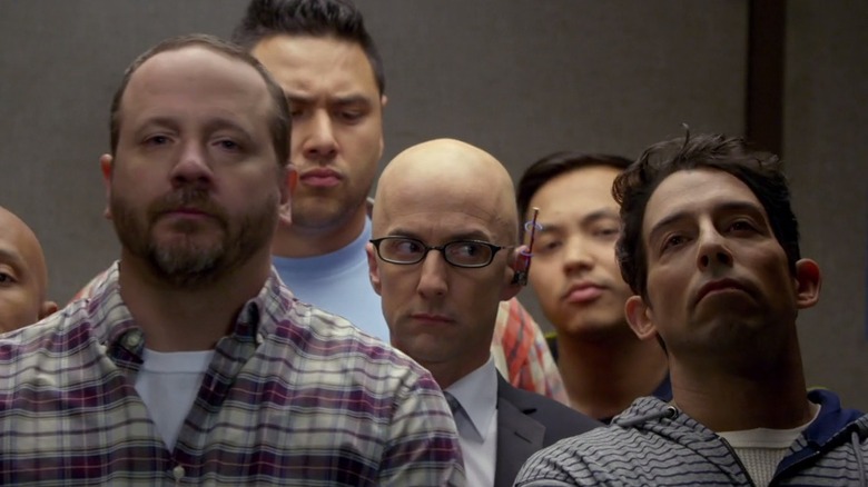 Community, the Dean in the elevator