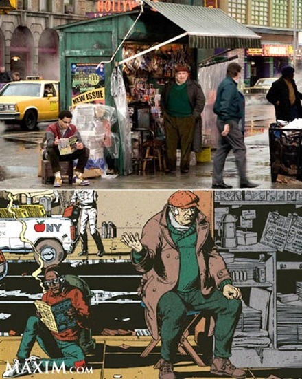 Comparing The Watchmen Set Photos to The Comic Books