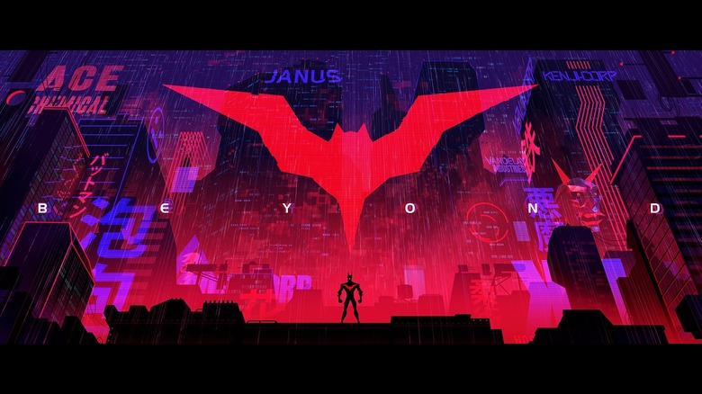 Batman Beyond concept art posted on X