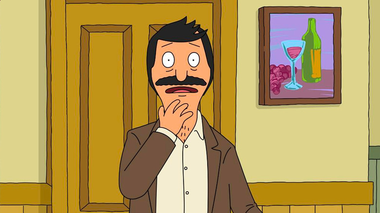 Bob Belcher (H. Jon Benjamin) gasps in Bob's Burgers