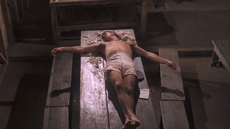 Cool Hand Luke Egg Eating Christ pose