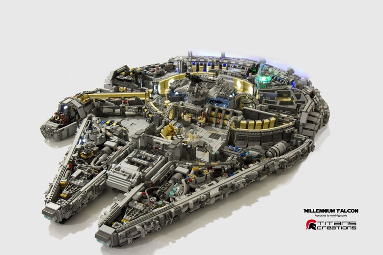 lego Millennium Falcon Fan Build 1