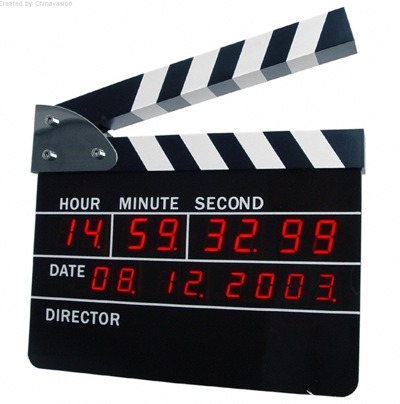 Directors Clapboard Alarm Clock