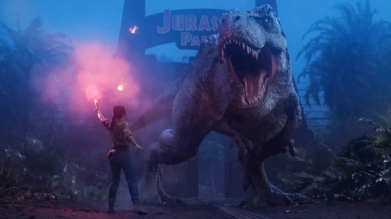 Jurassic Park Survival game T-rex 