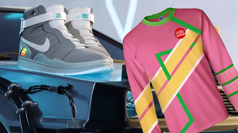 Bull Airs Unofficial Back to the Future Part II Shoes and Clothes