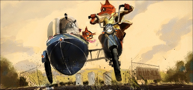 Chris Appelhans' Fantastic Mr. Fox Concept Art