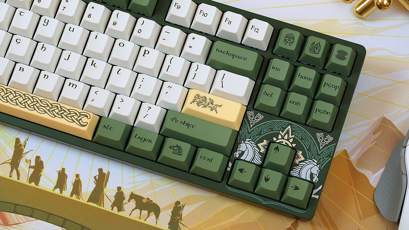 Cool Stuff Colorful Lord Of The Rings Custom Keyboards Come In Elvish, The Black Speech & More