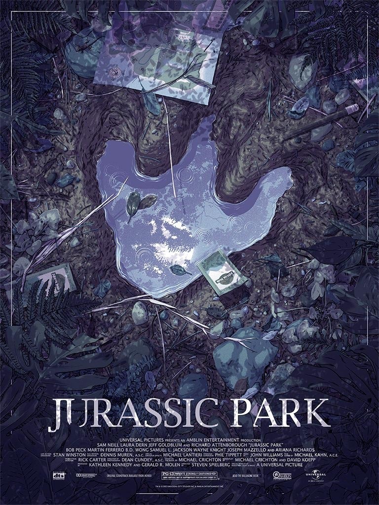 Mondo Jurassic Park Print - Matthew Woodson