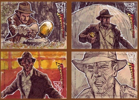 Indiana Jones Artist Sketch Cards