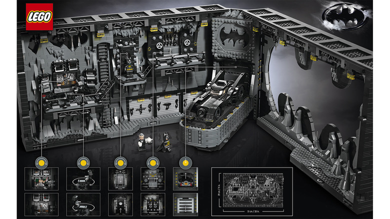 LEGO Batman Returns Batcave Shadow Box