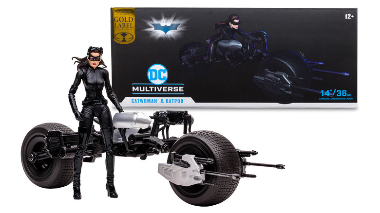 McFarlane Toys Dark Knight Rises Catwoman and Batpod Action Figure and Vehicle Set