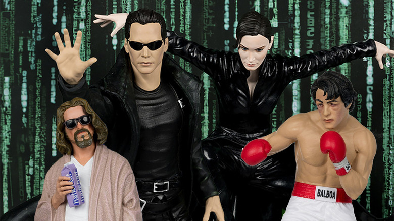 McFarlane Toys Movie Maniacs 2024 The Matrix, The Big Lebowski, Rocky