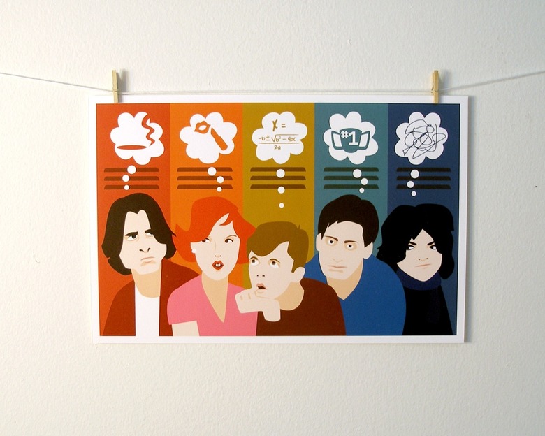 Michele Rosenthal's The Breakfast Club Art Print