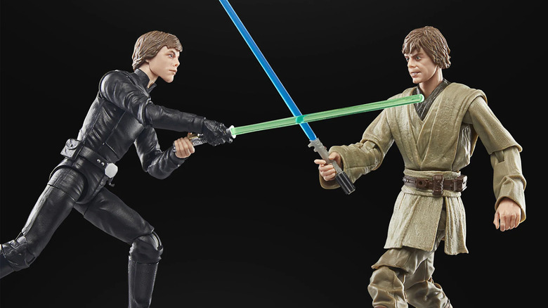 Hasbro's Star Wars: The Last Command Action Figures - Luke fighting his clone Luuke