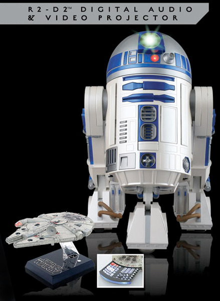 Star Wars R2-D2 Projector and Millennium Falcon Remote Control