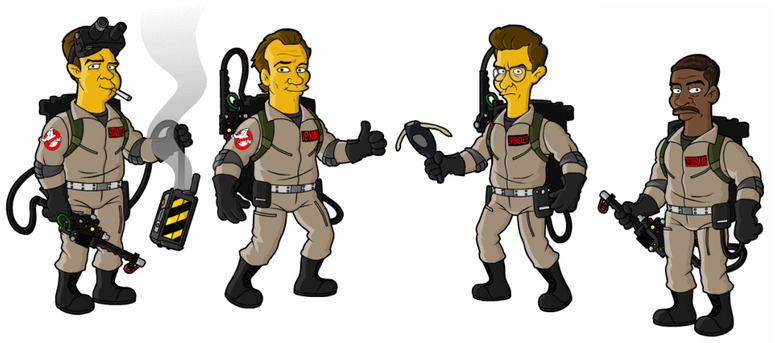 ghostbusters simpsons