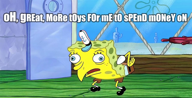 Spongebob sales mocking toy