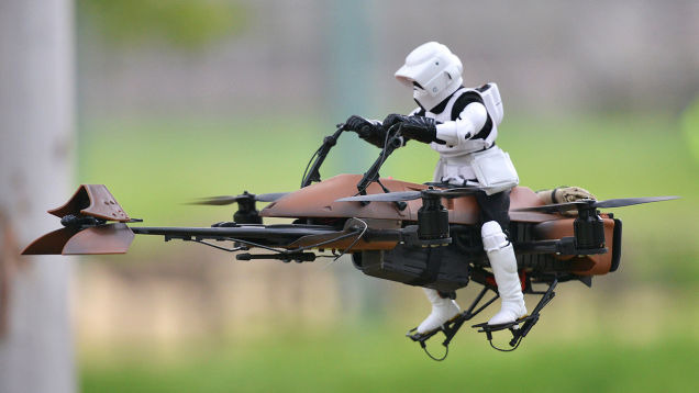 Speeder Bike chase