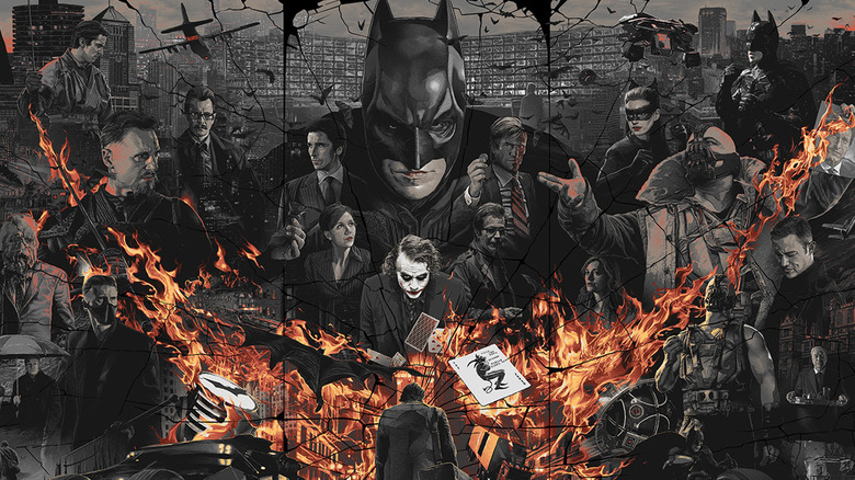 The Dark Knight Trilogy - Batman Legend Wall Mural